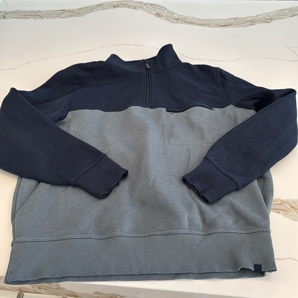 Tasc Navy And Gray Performance Pullover - image 4